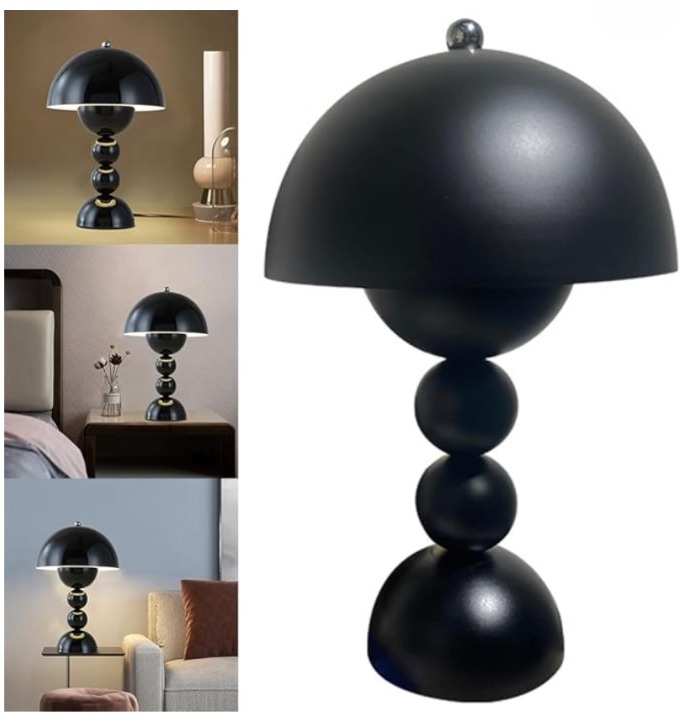 Lisslune | Mushroom Dimmerable LED Table Lamp | USB Rechargeable