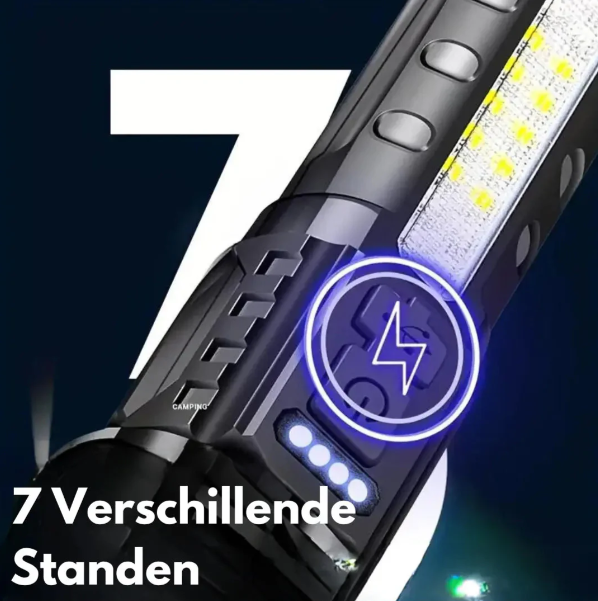 Lisslune | High Performance Military Flashlight with 5000 Lumens