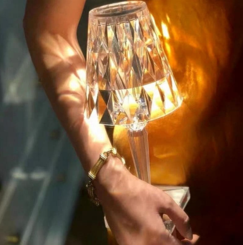 Lisslune | Acrylic Glass Crystal Table Lamp