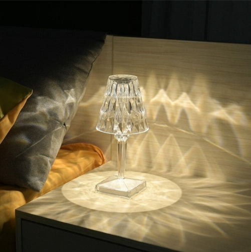 Lisslune | Acrylic Glass Crystal Table Lamp