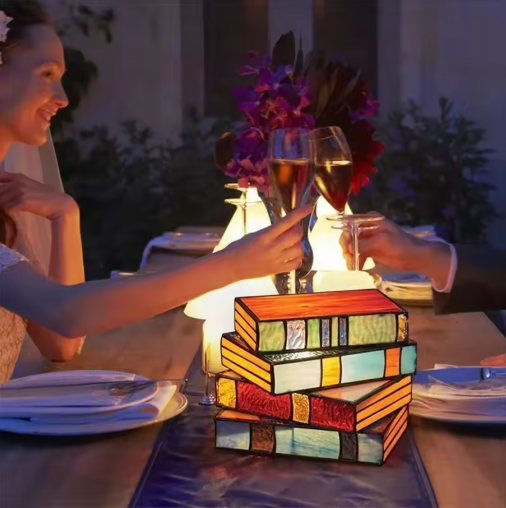 Lisslune | Creative Colorful Book Lamp