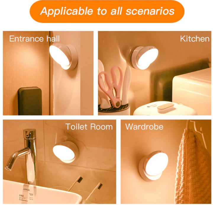 Lisslune | Smart Motion Sensor Night Light – Energy Saving and Automatic