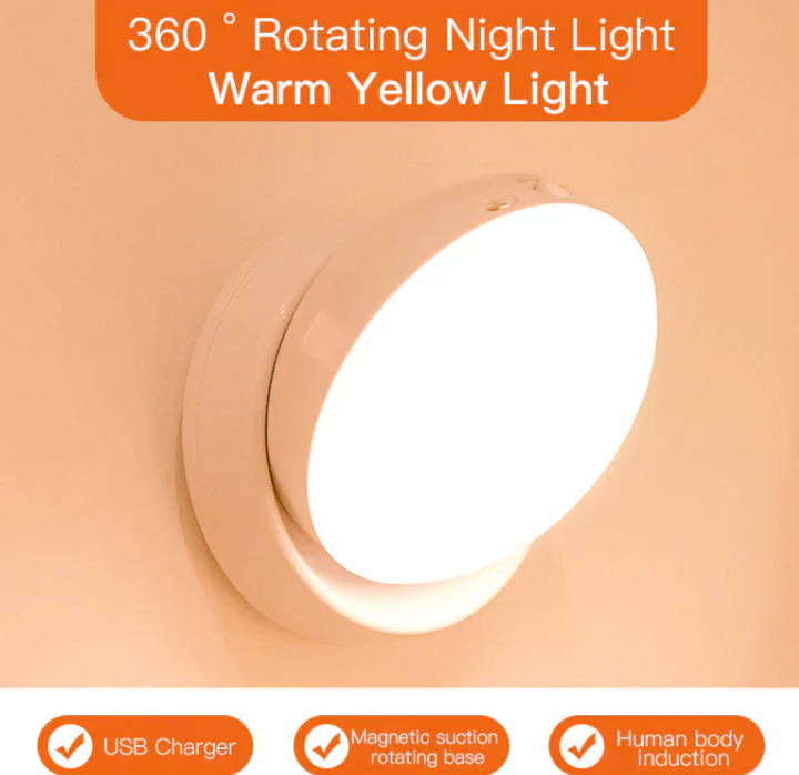 Lisslune | Smart Motion Sensor Night Light – Energy Saving and Automatic