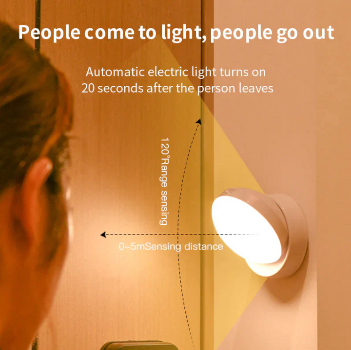 Lisslune | Smart Motion Sensor Night Light – Energy Saving and Automatic