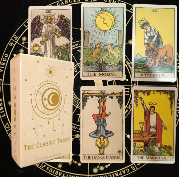 Lisslune | Traditional Tarot deck with 78 cards
