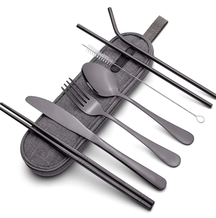 Lisslune | Compact stainless steel cutlery set for on the go