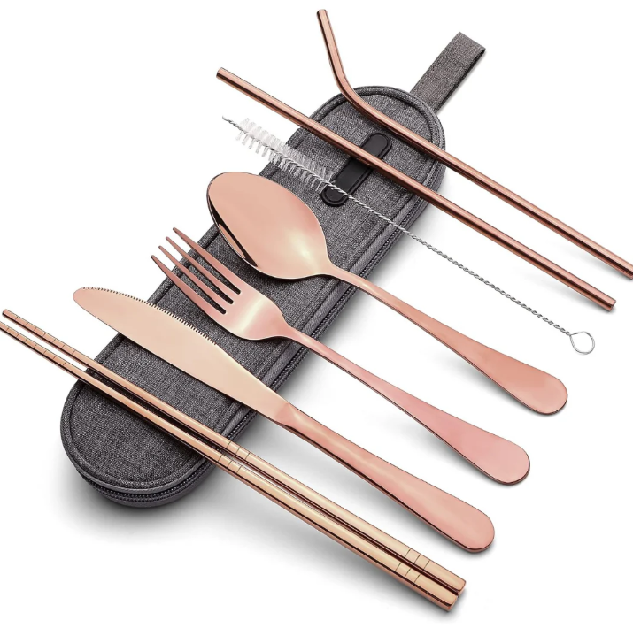 Lisslune | Compact stainless steel cutlery set for on the go