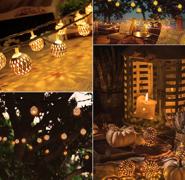 Lisslune | Oriental Waterproof Solar String Lights