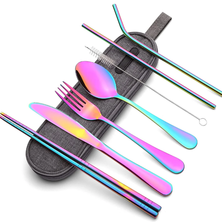 Lisslune | Compact stainless steel cutlery set for on the go