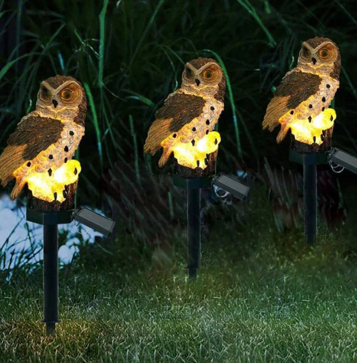 Lisslune | Solar Owl Garden Light