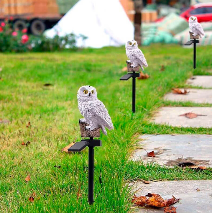 Lisslune | Solar Owl Garden Light