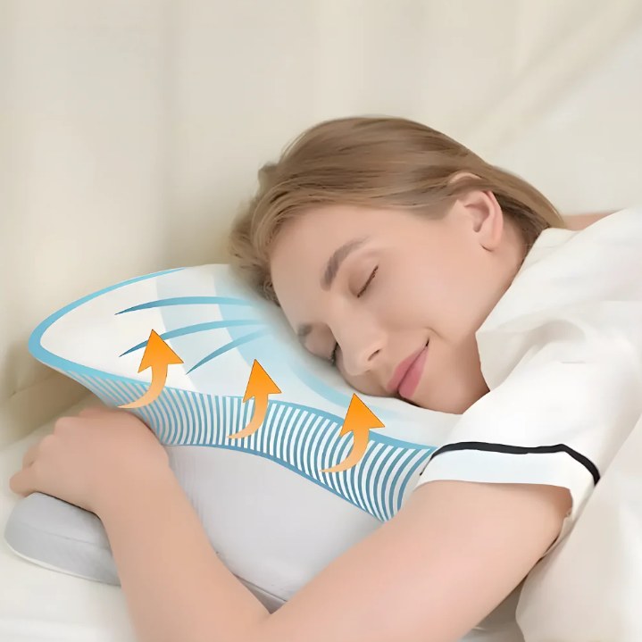 Lisslune | Ergonomic Sleep Pillow with 3D Design