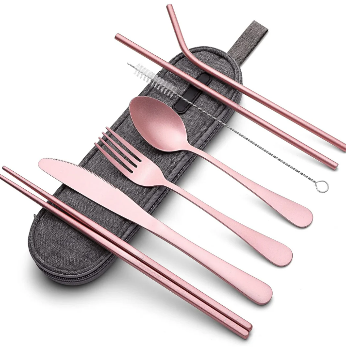 Lisslune | Compact stainless steel cutlery set for on the go