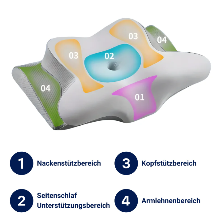Lisslune | Ergonomic Sleep Pillow with 3D Design
