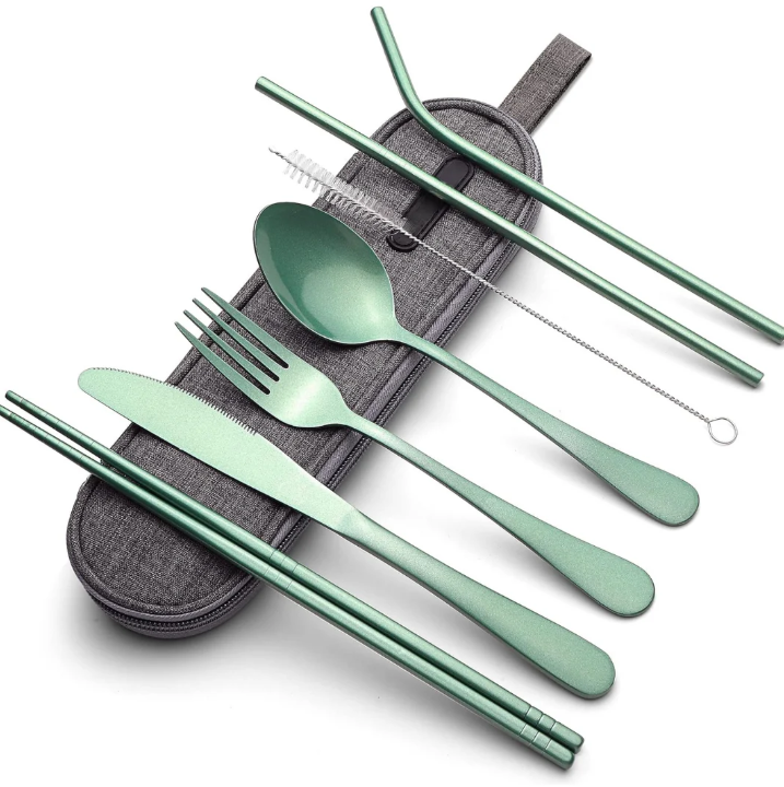 Lisslune | Compact stainless steel cutlery set for on the go