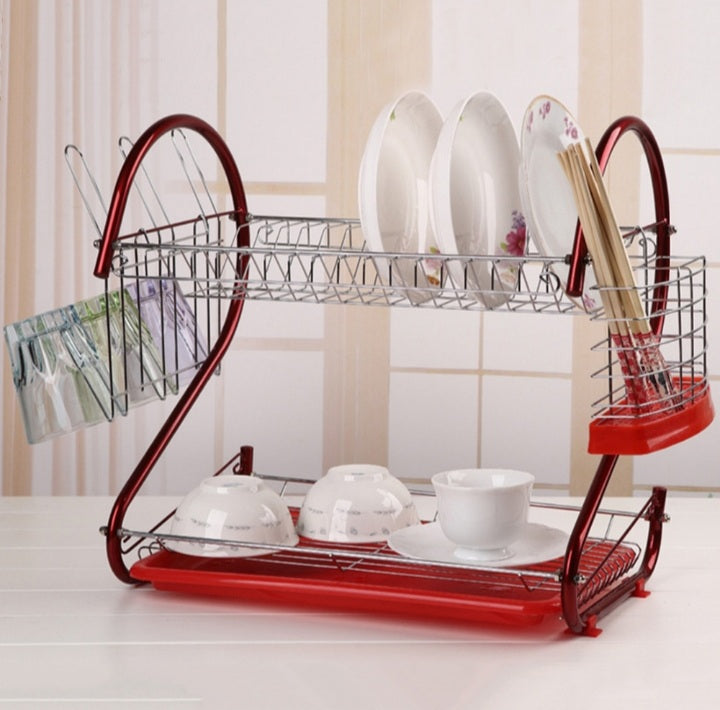 Lisslune | 2 Layered Coated Dishracks