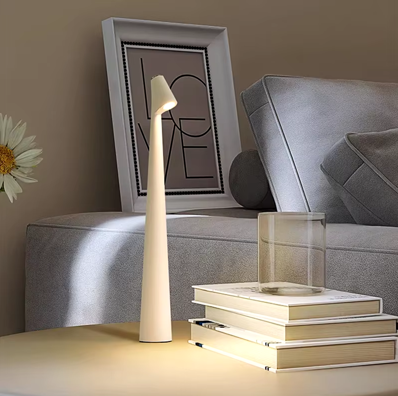 Lisslune | LumiLux Portable Touch LED Lamp – Rechargeable, Dimmable and Slim Design