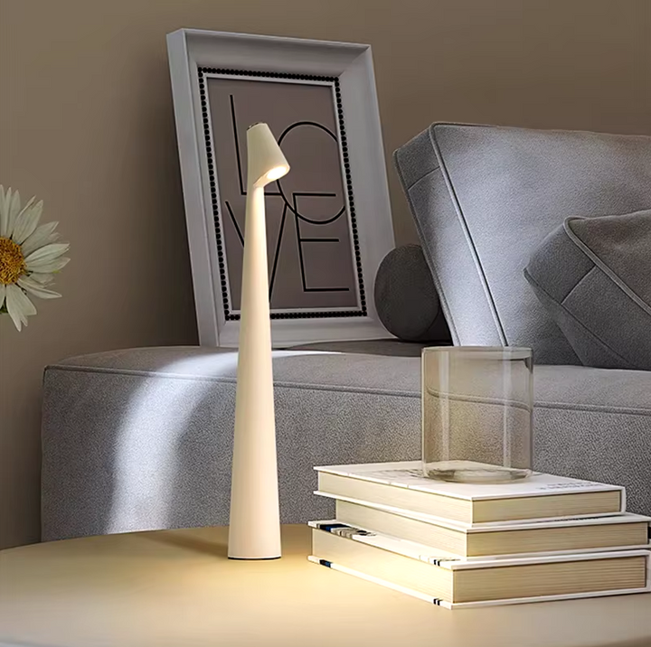 Lisslune | LumiLux Portable Touch LED Lamp – Rechargeable, Dimmable and Slim Design