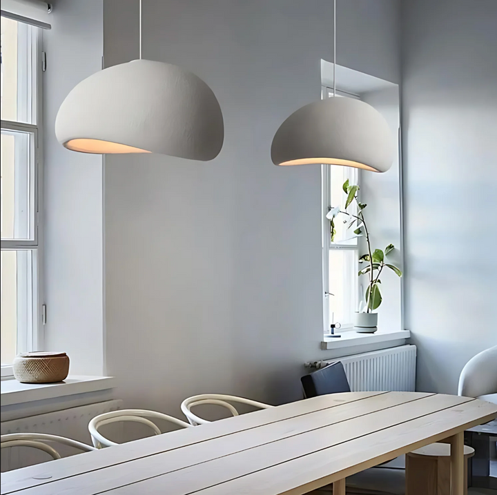 Lisslune | LED Pendant Lamp - Nordic Wabi Sabi Design - Adjustable Lighting Fixture for Home Decor & Modern Interiors