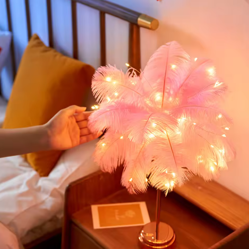 Lisslune | Feather lamp