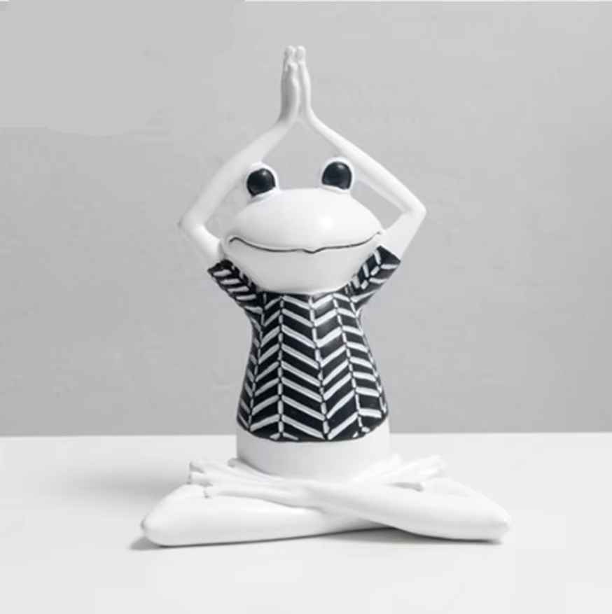 Lisslune | ZenFrog - Stylish meditative frog house figure decoration