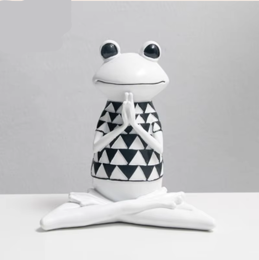 Lisslune | ZenFrog - Stylish meditative frog house figure decoration