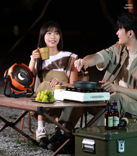 Lisslune | Riley 3-in-1 Camping Fan with LED and Power Bank – 20,000mAh Outdoor Fan with Hook & Remote Control