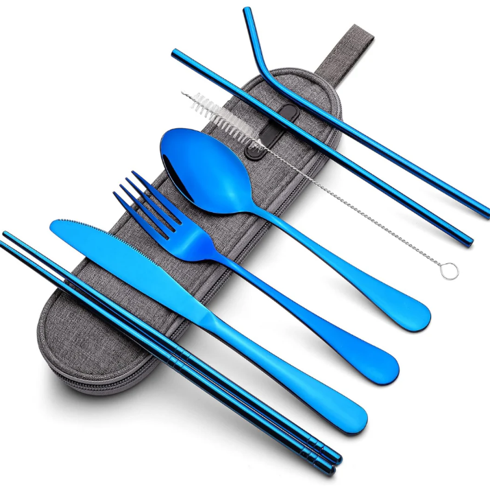 Lisslune | Compact stainless steel cutlery set for on the go