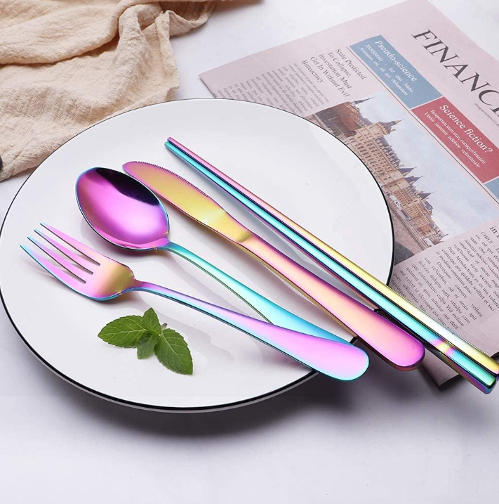 Lisslune | Compact stainless steel cutlery set for on the go