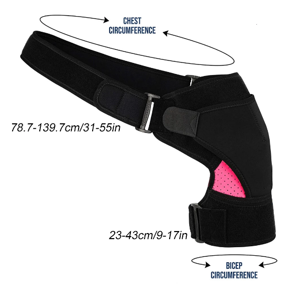 Lisslune | Shoulder support, compression sleeve, alleviates pain, dislocations and injuries