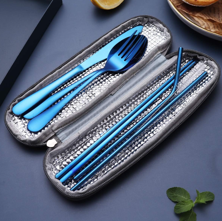 Lisslune | Compact stainless steel cutlery set for on the go