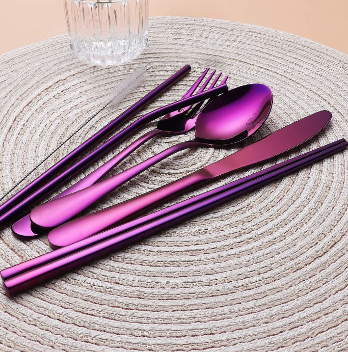 Lisslune | Compact stainless steel cutlery set for on the go