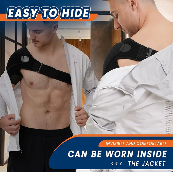 Lisslune | Shoulder support, compression sleeve, alleviates pain, dislocations and injuries