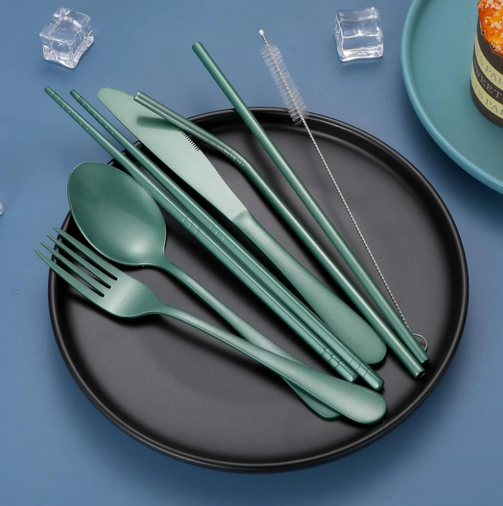 Lisslune | Compact stainless steel cutlery set for on the go