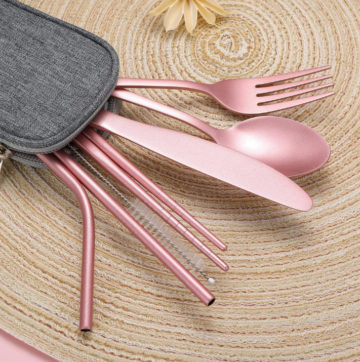 Lisslune | Compact stainless steel cutlery set for on the go