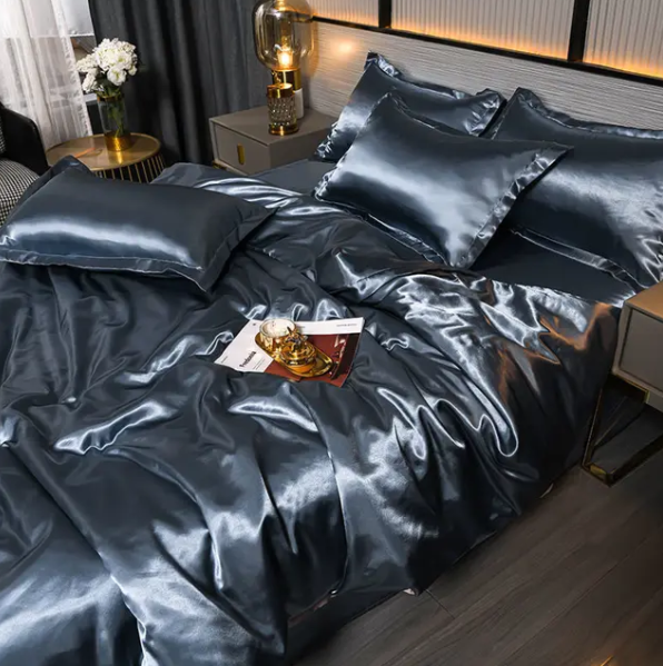 Lisslune | Premium Solid Satin Bedding