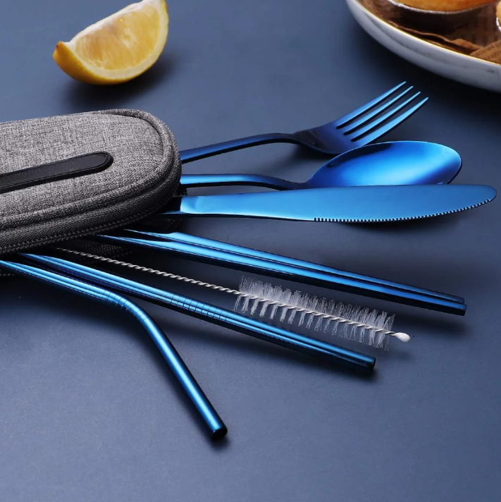 Lisslune | Compact stainless steel cutlery set for on the go