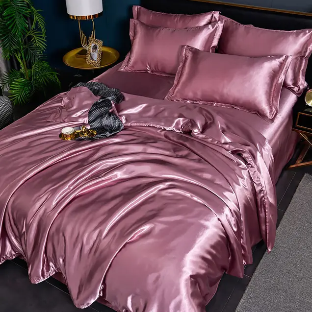 Lisslune | Premium Solid Satin Bedding