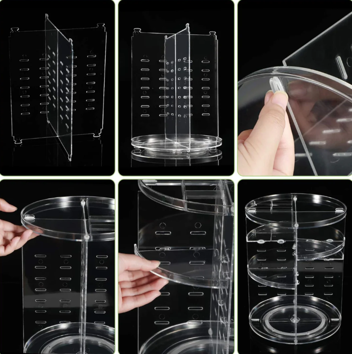 Lisslune | 360° Rotating Makeup Storage Organizer