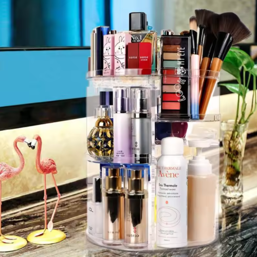 Lisslune | 360° Rotating Makeup Storage Organizer