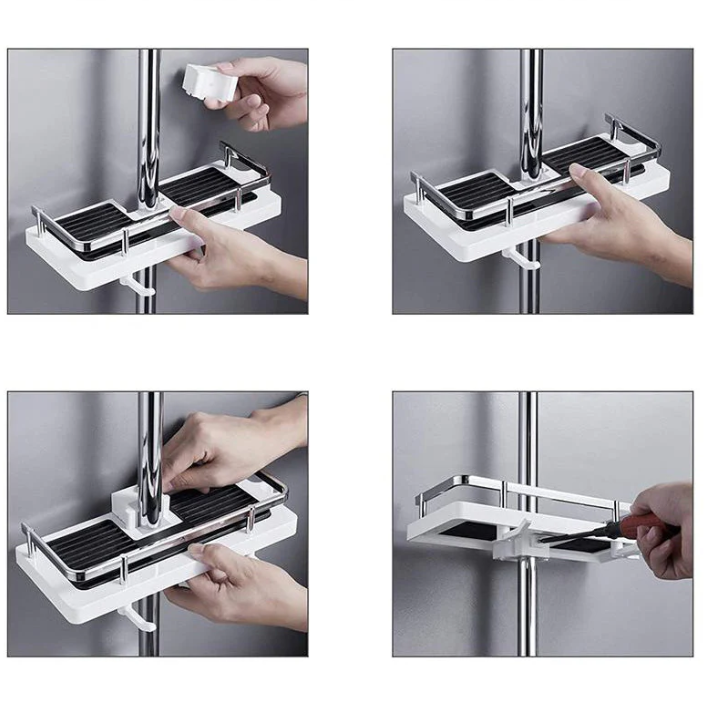Lisslune | Space-saving shower shelf