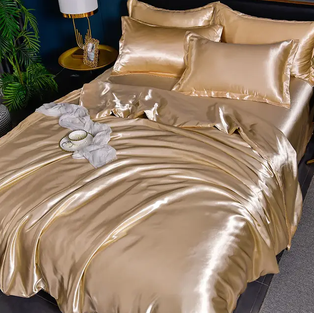 Lisslune | Premium Solid Satin Bedding
