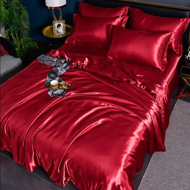 Lisslune | Premium Solid Satin Bedding