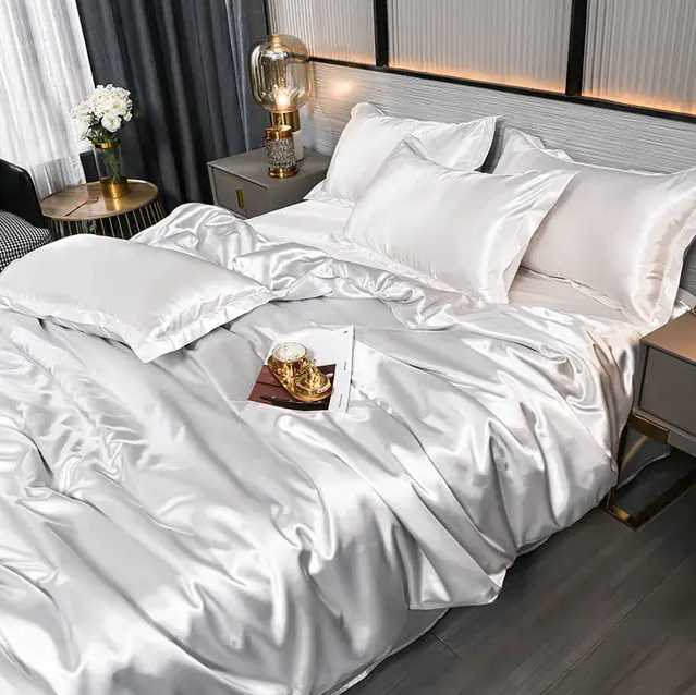 Lisslune | Premium Solid Satin Bedding
