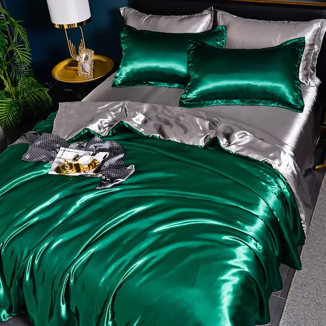 Lisslune | Premium Solid Satin Bedding