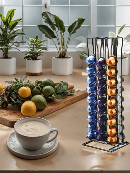 Lisslune | Stylish Standing Holder for Coffee Capsules – Space-saving and Modern