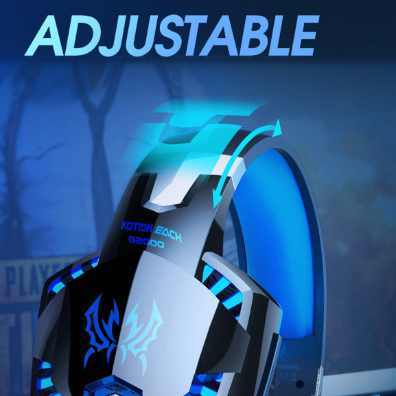 Lisslune | Gaming Headphones For PC Bass Stereo Over-Head Earphone Casque Laptop Microphone