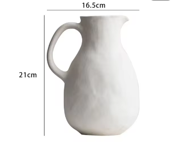 Lisslune | GlossyCharm - Textured ceramic vase