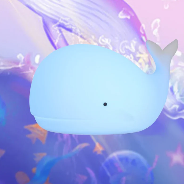 Lisslune | Charming Color Changing Whale Night Light