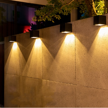 Lisslune | Premium Solar LED Wall Light – Wireless Outdoor Garden Lighting with Motion Sensor (IP65)